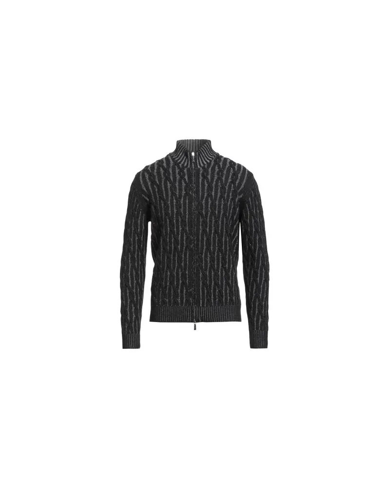 MOORER STRICKWAREN - Strickjackenauf YOOX.COM Schwarz