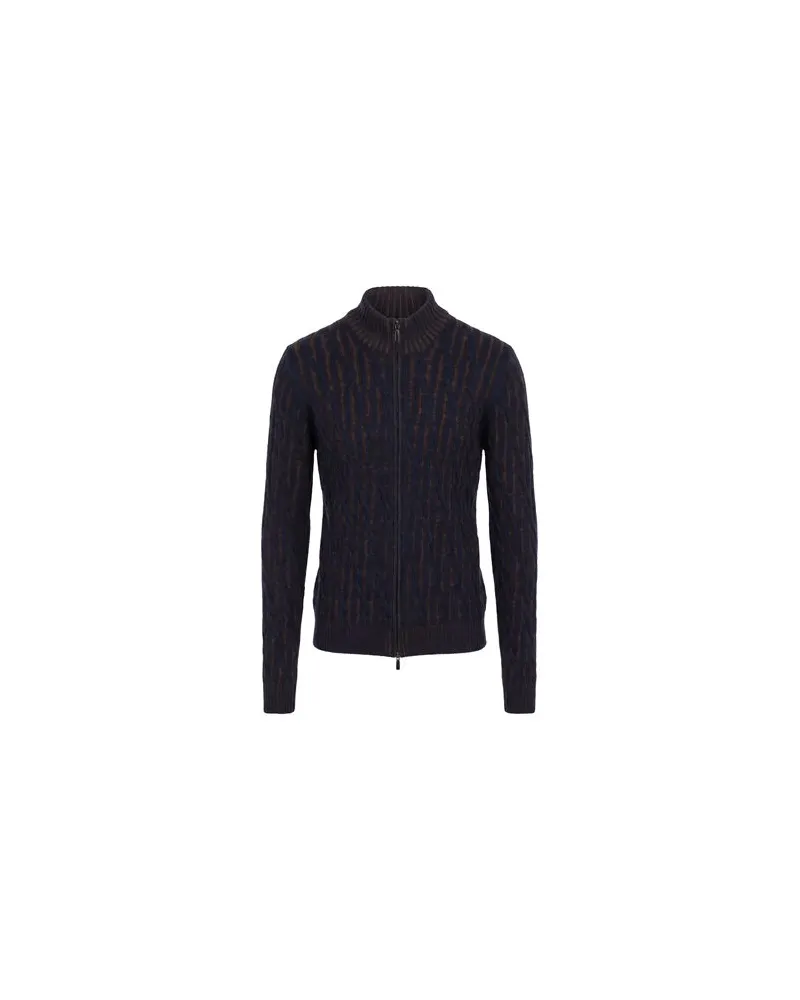 MOORER STRICKWAREN - Strickjackenauf YOOX.COM Nachtblau