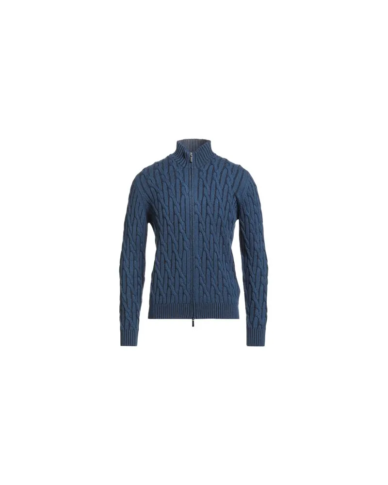 MOORER STRICKWAREN - Strickjackenauf YOOX.COM Marineblau