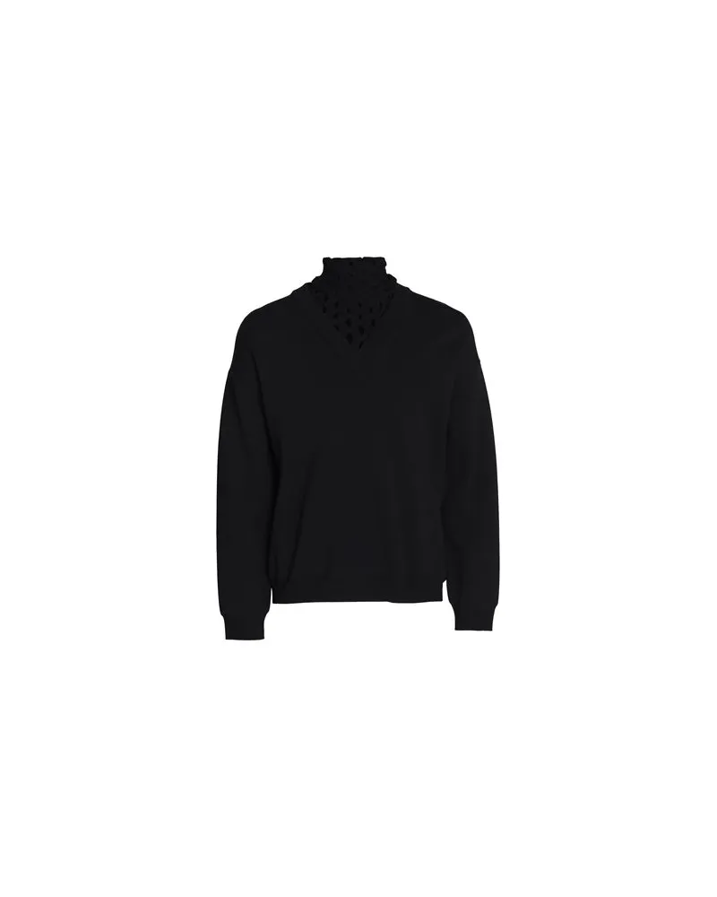 Valentino Garavani STRICKWAREN - Rollkragenpulloverauf YOOX.COM Schwarz