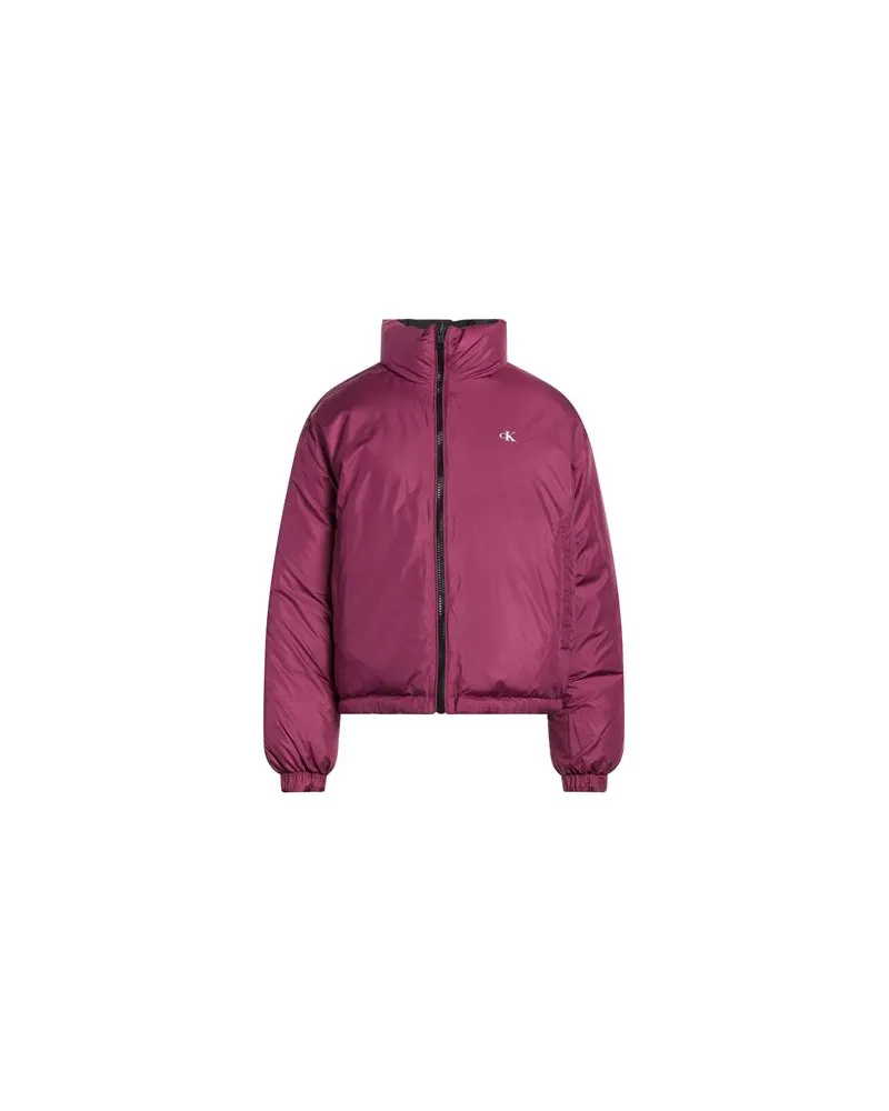 Calvin Klein JACKEN & MÄNTEL - Pufferjacken & Daunenjackenauf YOOX.COM Purpur