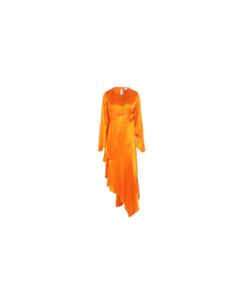 Topshop KLEIDER - Midi-Kleiderauf YOOX.COM Orange