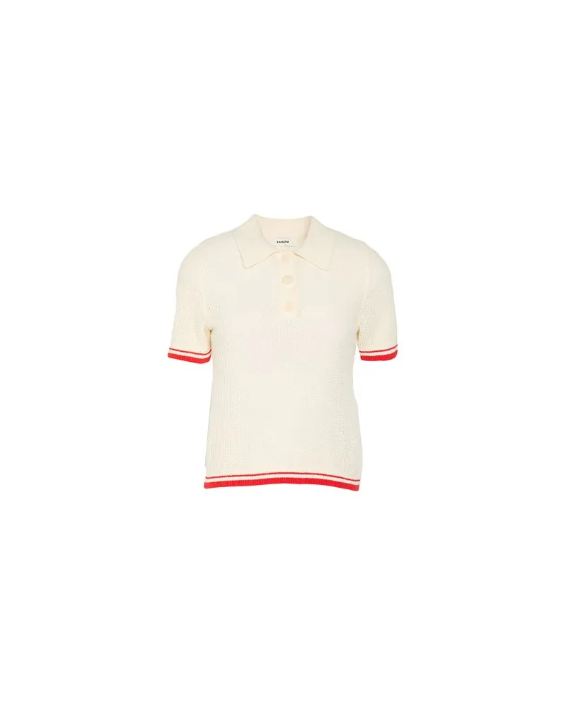 Sandro STRICKWAREN - Pulloverauf YOOX.COM Elfenbein