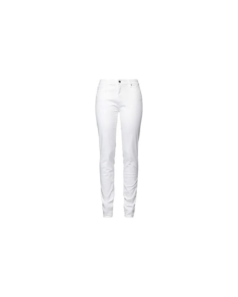 Moschino HOSEN & RÖCKE - Jeanshosenauf YOOX.COM Weiß