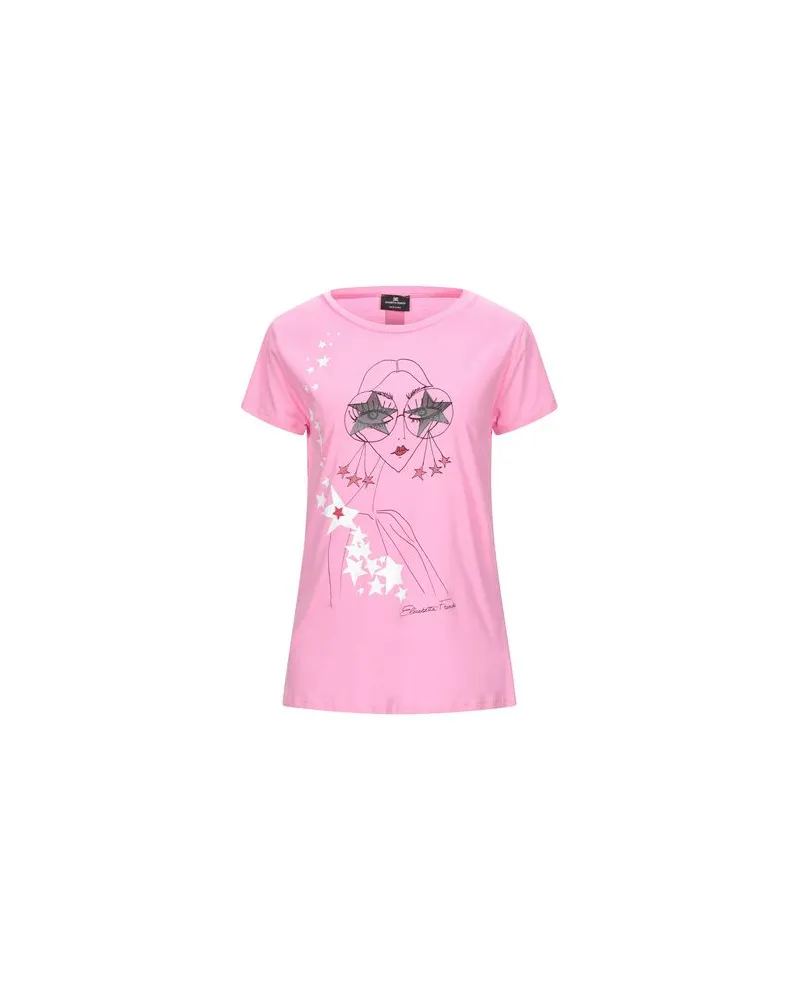 Elisabetta Franchi TOPS - T-shirtsauf YOOX.COM Rosa