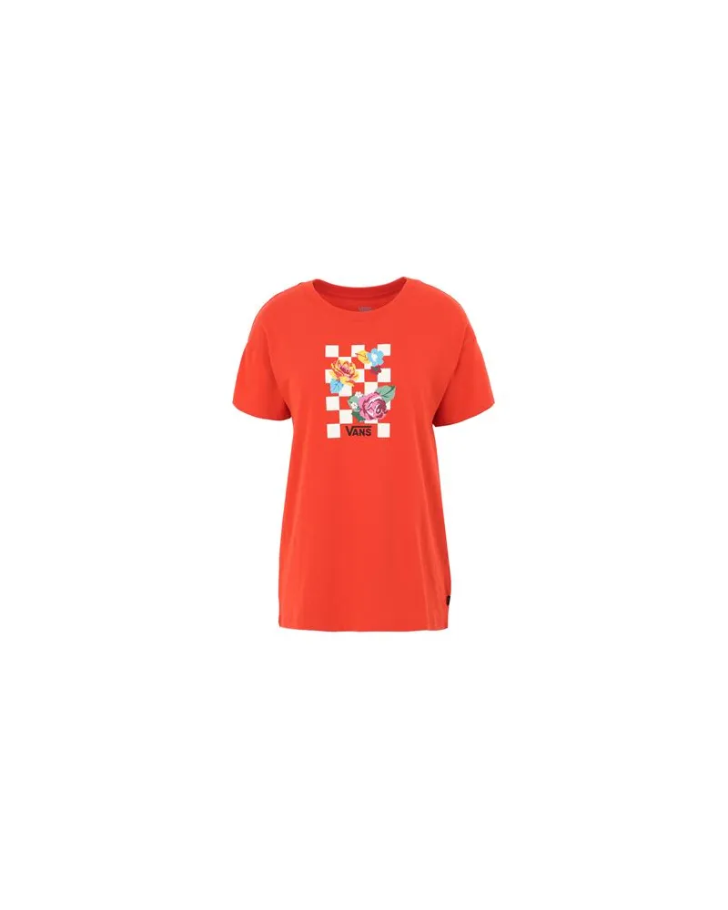 Vans WM NEEDLEPOINT BOXY BF   - TOPS - T-shirtsauf YOOX.COM Orange