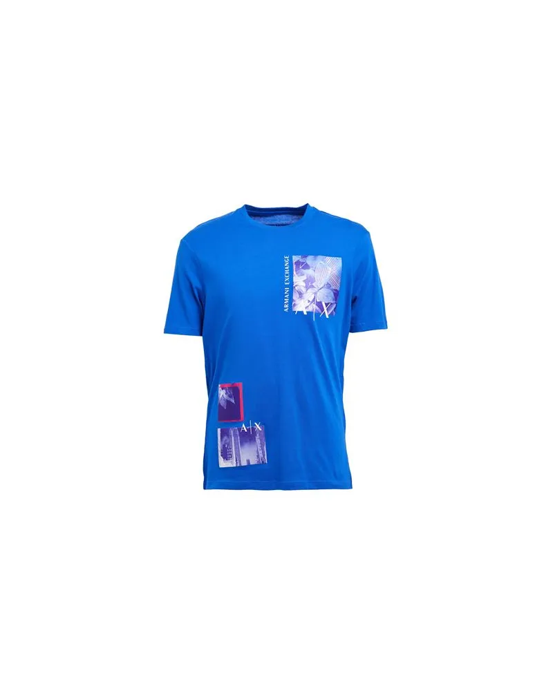 Armani Exchange TOPS - T-shirtsauf YOOX.COM Blau