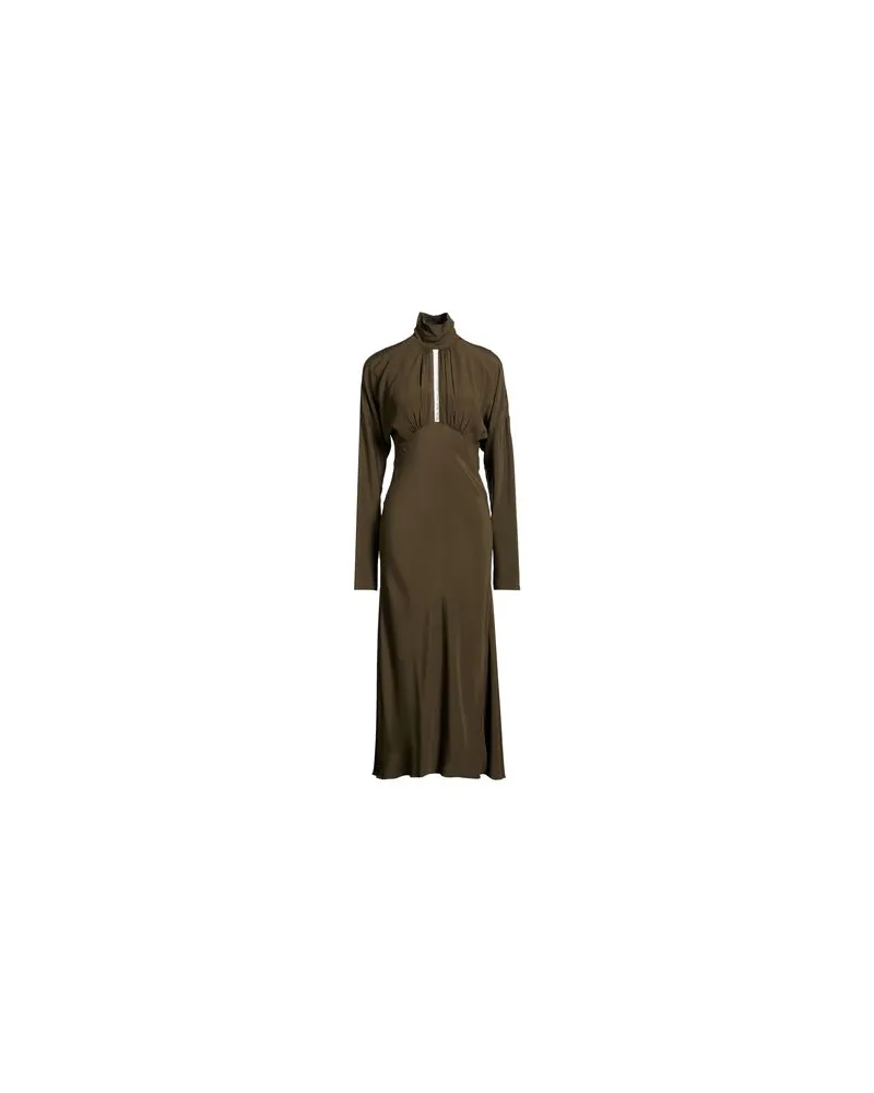 N° 21 KLEIDER - Maxi-Kleiderauf YOOX.COM Militärgrün