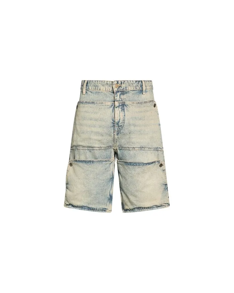 Guess HOSEN & RÖCKE - Jeansshortsauf YOOX.COM Blau