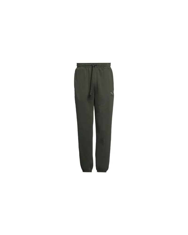 Puma Classics Small Logo Sweatpants FL  - HOSEN & RÖCKE - Hosenauf YOOX.COM Militärgrün