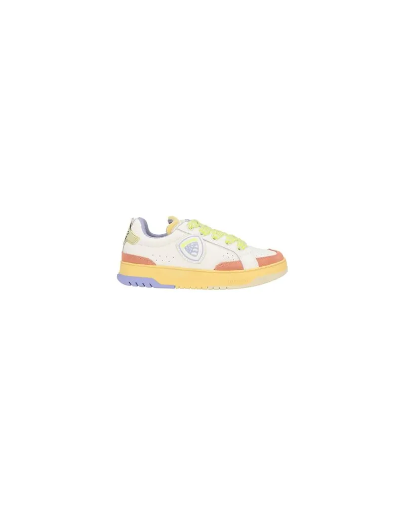 Blauer SCHUHE - Sneakersauf YOOX.COM Weiß