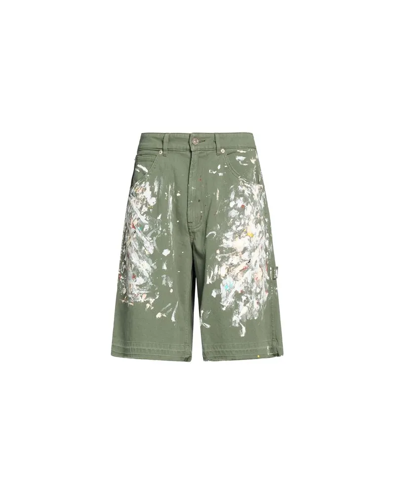 GALLERY DEPT. HOSEN & RÖCKE - Jeansshortsauf YOOX.COM Militärgrün