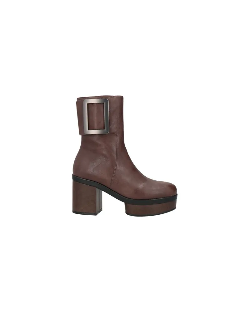 Noa Harmon SCHUHE - Stiefelettenauf YOOX.COM Schokobraun