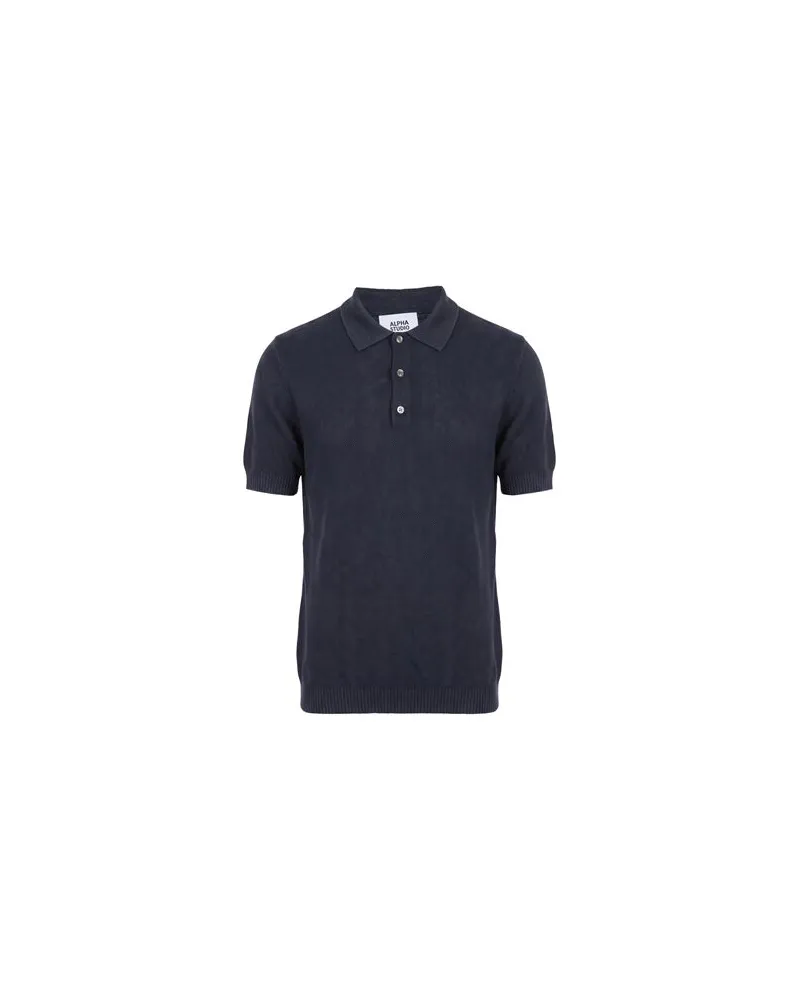 Alpha Studio TOPS - Poloshirtsauf YOOX.COM Marineblau