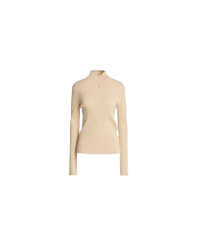 Courrèges STRICKWAREN - Rollkragenpulloverauf YOOX.COM Sand