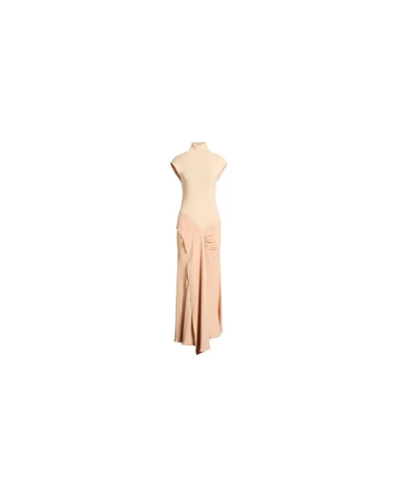 Victoria Beckham KLEIDER - Maxi-Kleiderauf YOOX.COM Pfirsich