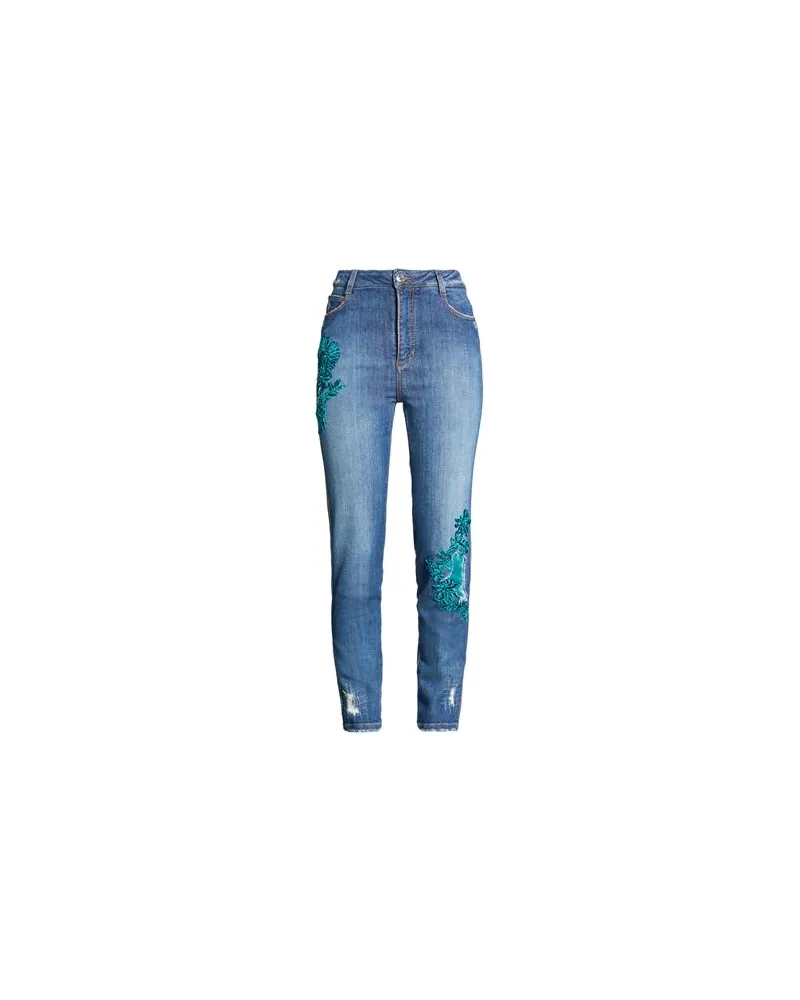 Ermanno Scervino HOSEN & RÖCKE - Jeanshosenauf YOOX.COM Blau