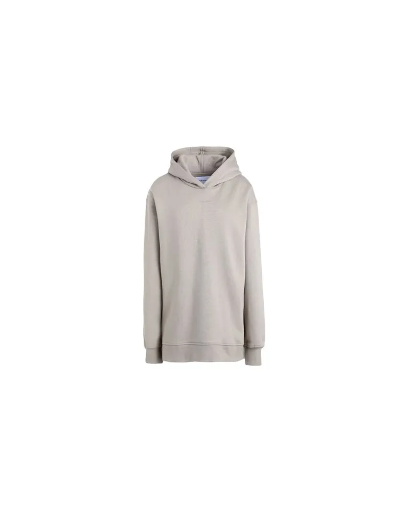 Calvin Klein BACK BLOWN UP LOGO HOODIE  - TOPS - Sweatshirtsauf YOOX.COM Khaki
