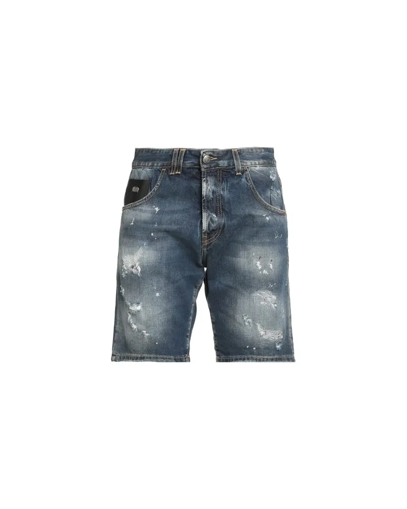 John Richmond HOSEN & RÖCKE - Jeansshortsauf YOOX.COM Blau