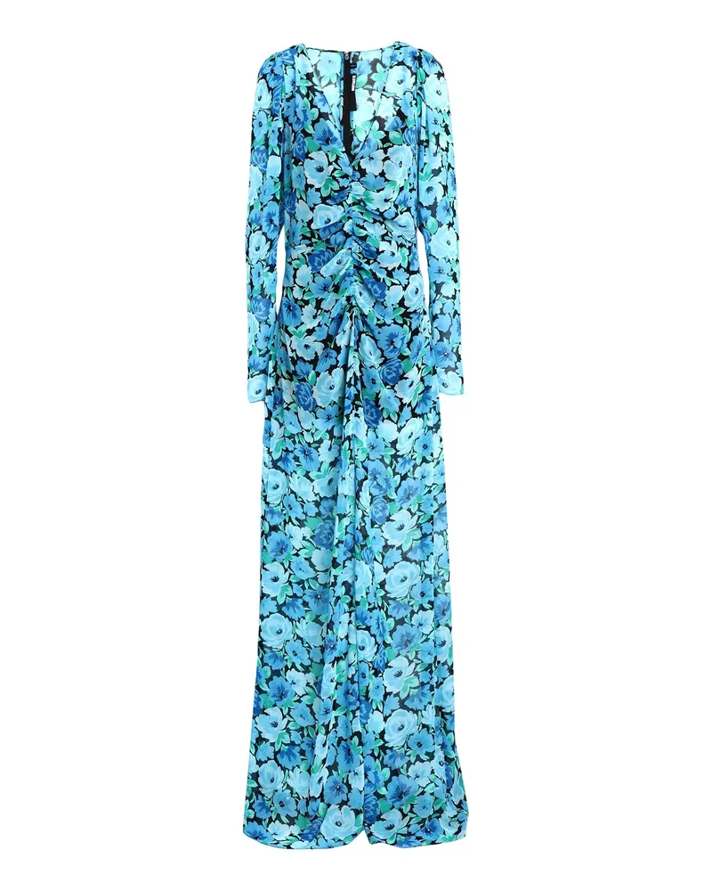 ROTATE Birger Christensen Maxi-Kleid Azurblau