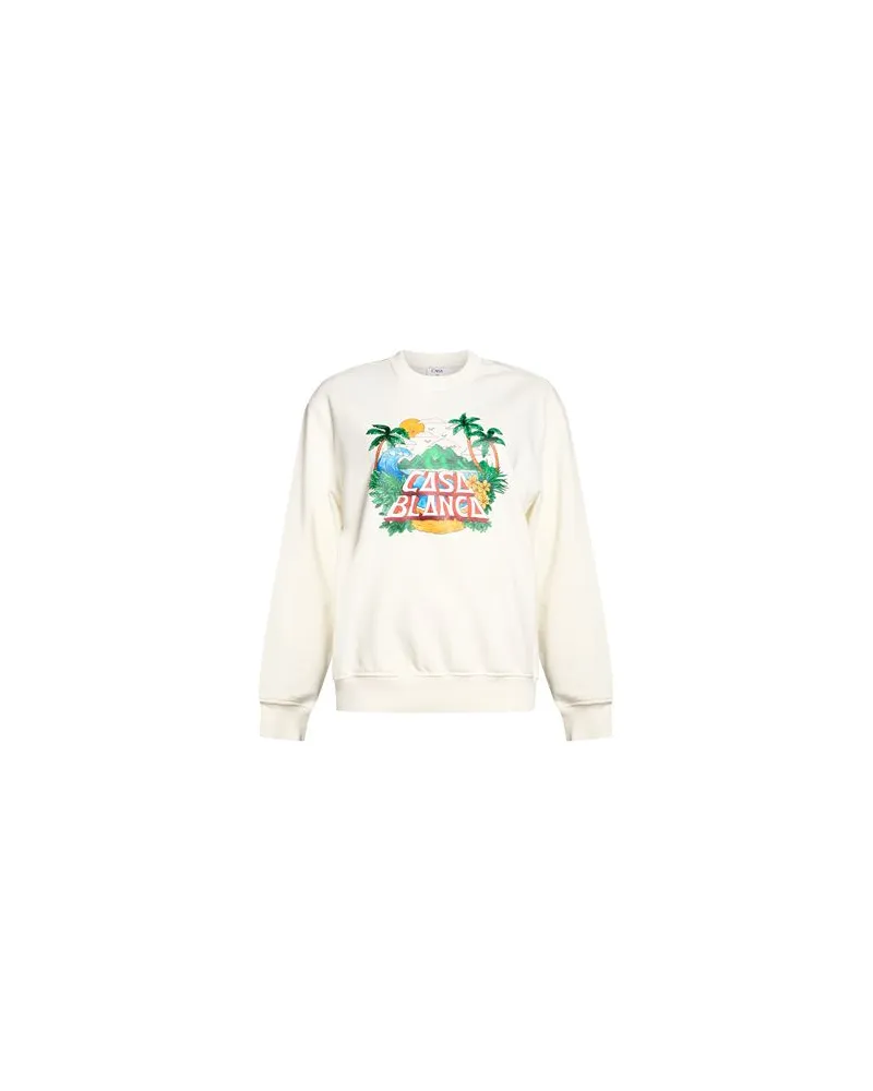 Casablanca Paris TOPS - Sweatshirtsauf YOOX.COM Weiß