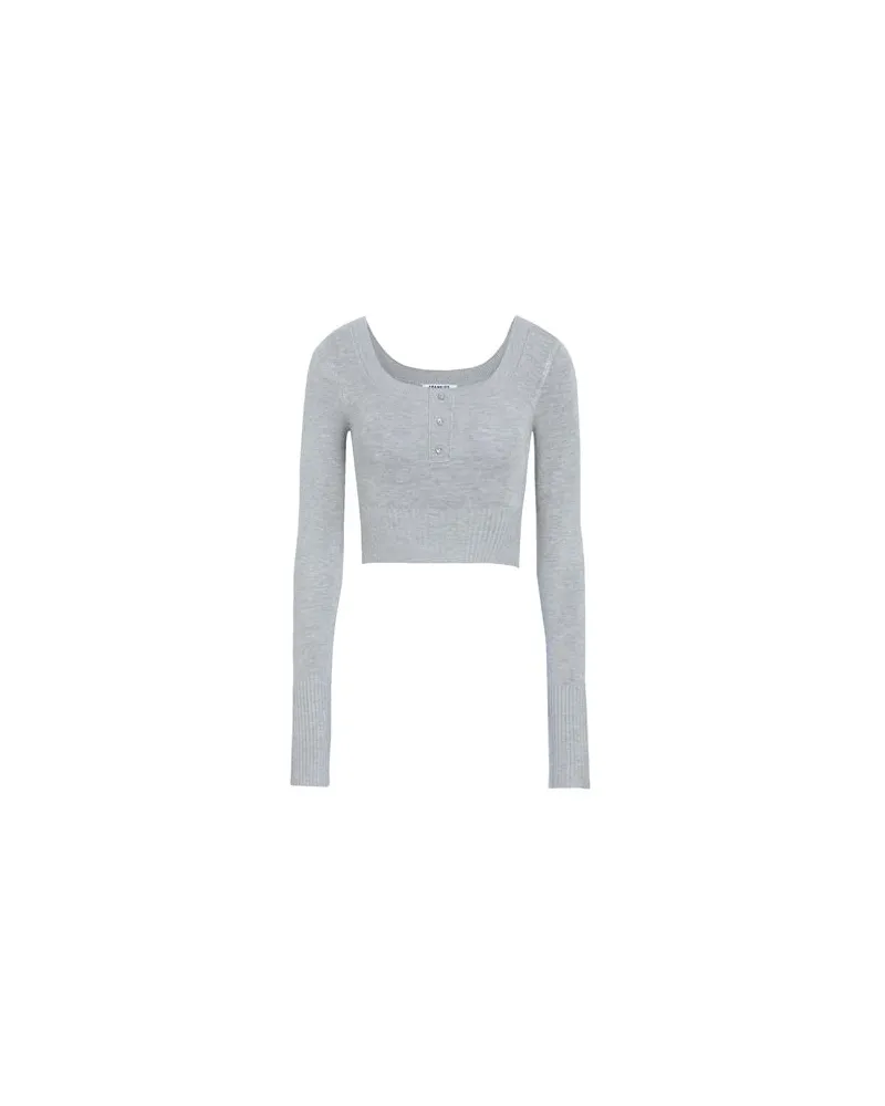 Frankies Bikinis Claude Knit Top  - STRICKWAREN - Pulloverauf YOOX.COM Hellgrau