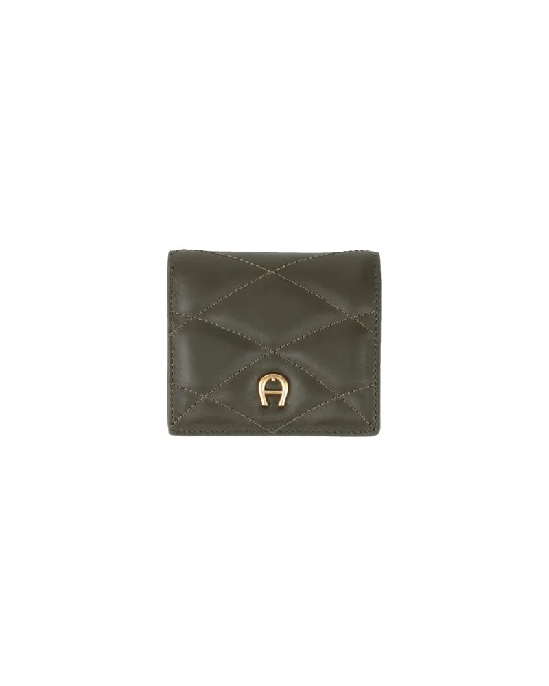 Aigner Kleinlederwaren - Brieftaschenauf YOOX.COM Militärgrün