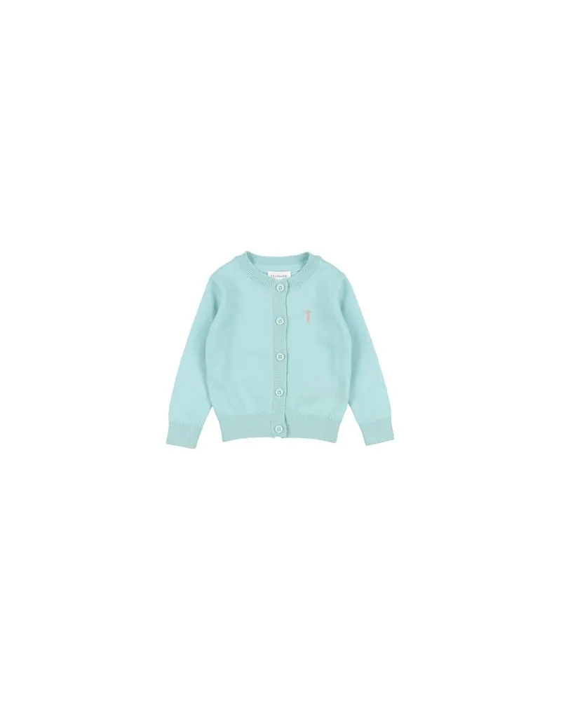 Trussardi STRICKWAREN - Strickjackenauf YOOX.COM Himmelblau