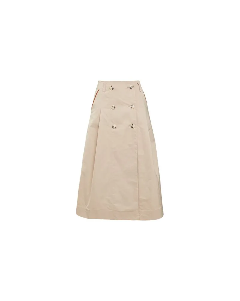 MAX&Co. AGIATO  - HOSEN & RÖCKE - Midi-Röckeauf YOOX.COM Beige