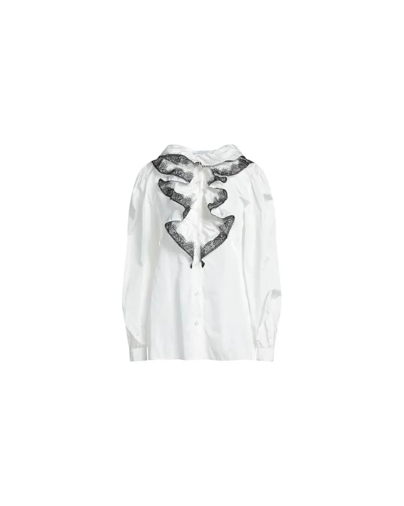 Alberta Ferretti TOPS - Hemdenauf YOOX.COM Weiß