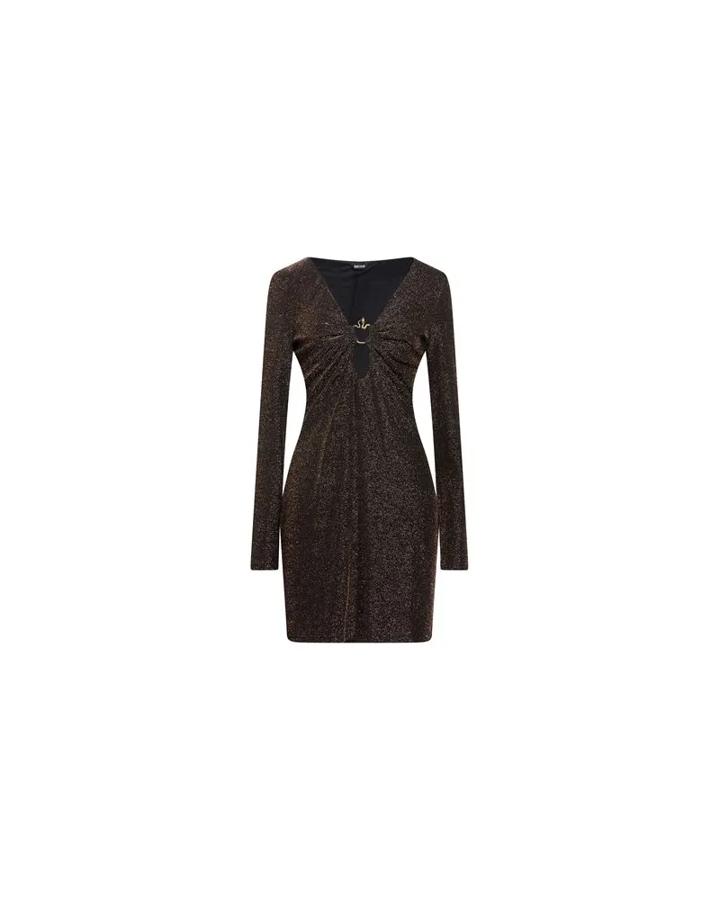 Just Cavalli KLEIDER - Mini-Kleiderauf YOOX.COM Dunkelbraun
