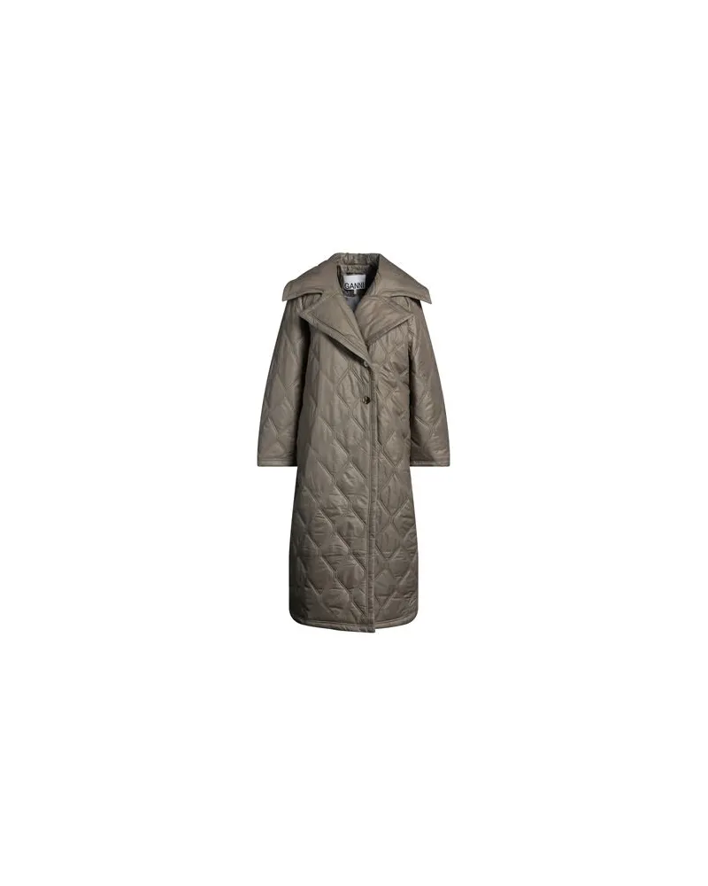 Ganni JACKEN & MÄNTEL - Pufferjacken & Daunenjackenauf YOOX.COM Khaki