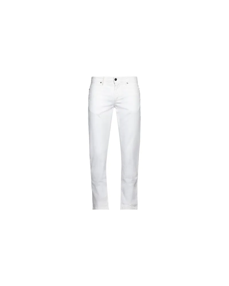 Re-HasH HOSEN & RÖCKE - Jeanshosenauf YOOX.COM Weiß