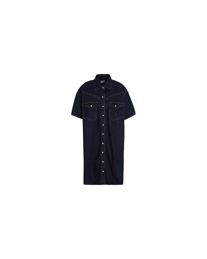 Levi's ELOWEN WESTERN DRESS  - KLEIDER - Mini-Kleiderauf YOOX.COM Blau