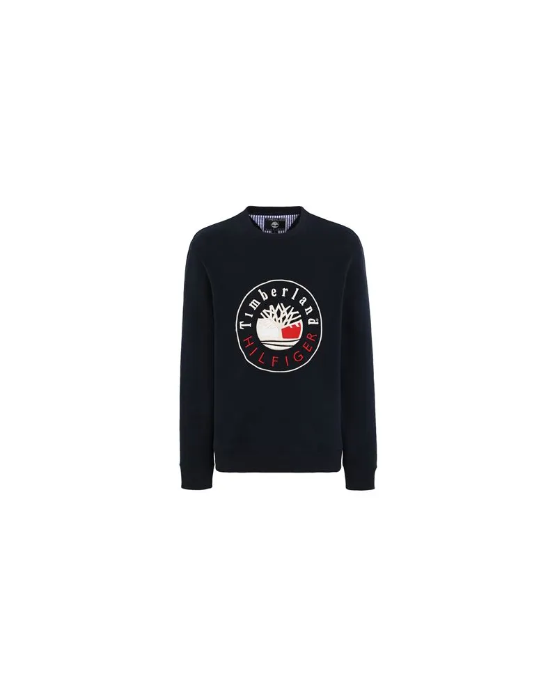 Timberland THXTBL RI LOGO CREW-NECK KNIT  - TOPS - Sweatshirtsauf YOOX.COM Nachtblau