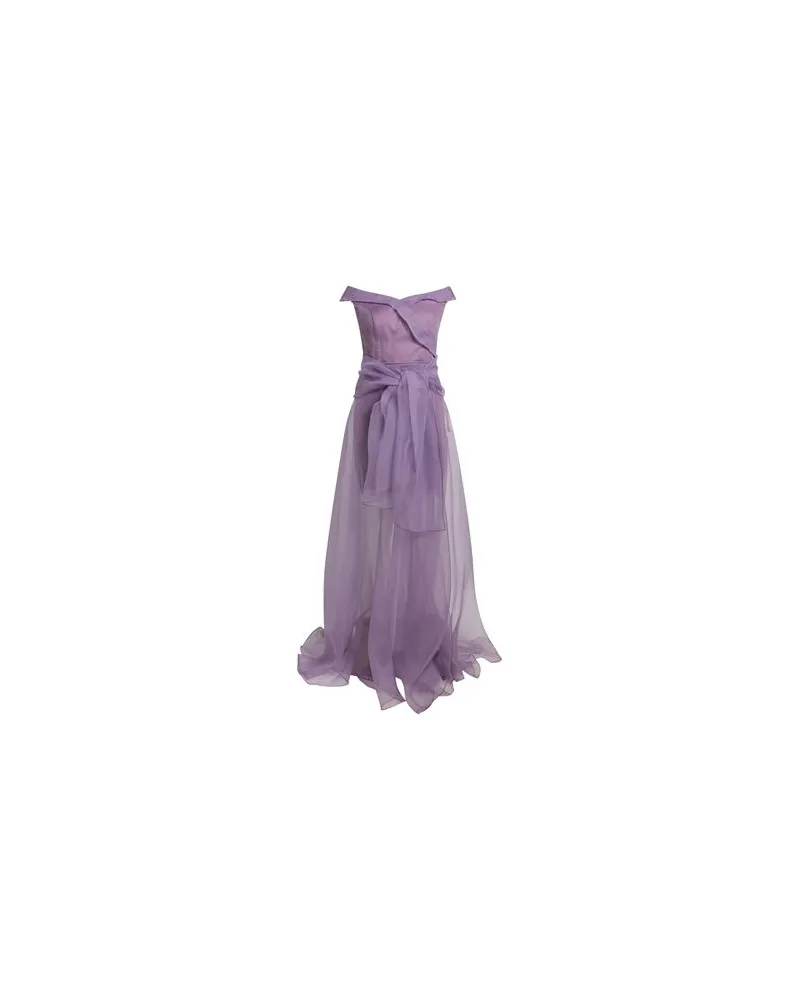 Mikael Aghal KLEIDER - Maxi-Kleiderauf YOOX.COM Lila
