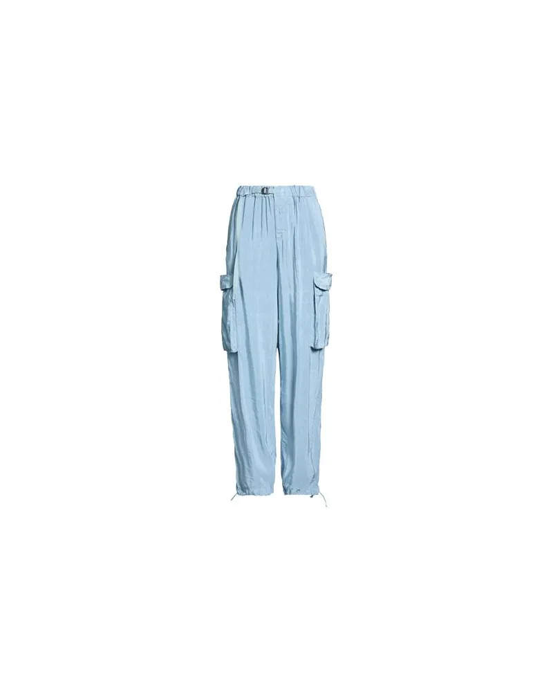 PLAN C HOSEN & RÖCKE - Hosenauf YOOX.COM Taubenblau