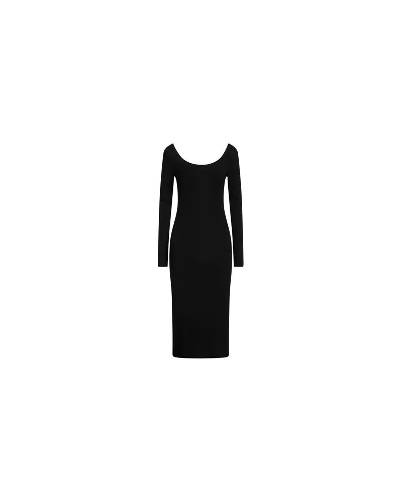 OFF-WHITE KLEIDER - Midi-Kleiderauf YOOX.COM Schwarz