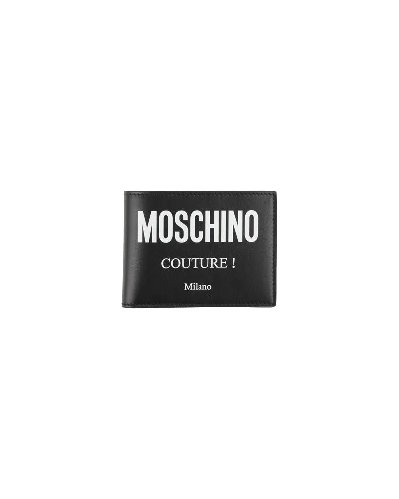 Moschino COUTURE - Kleinlederwaren - Brieftaschenauf YOOX.COM Schwarz