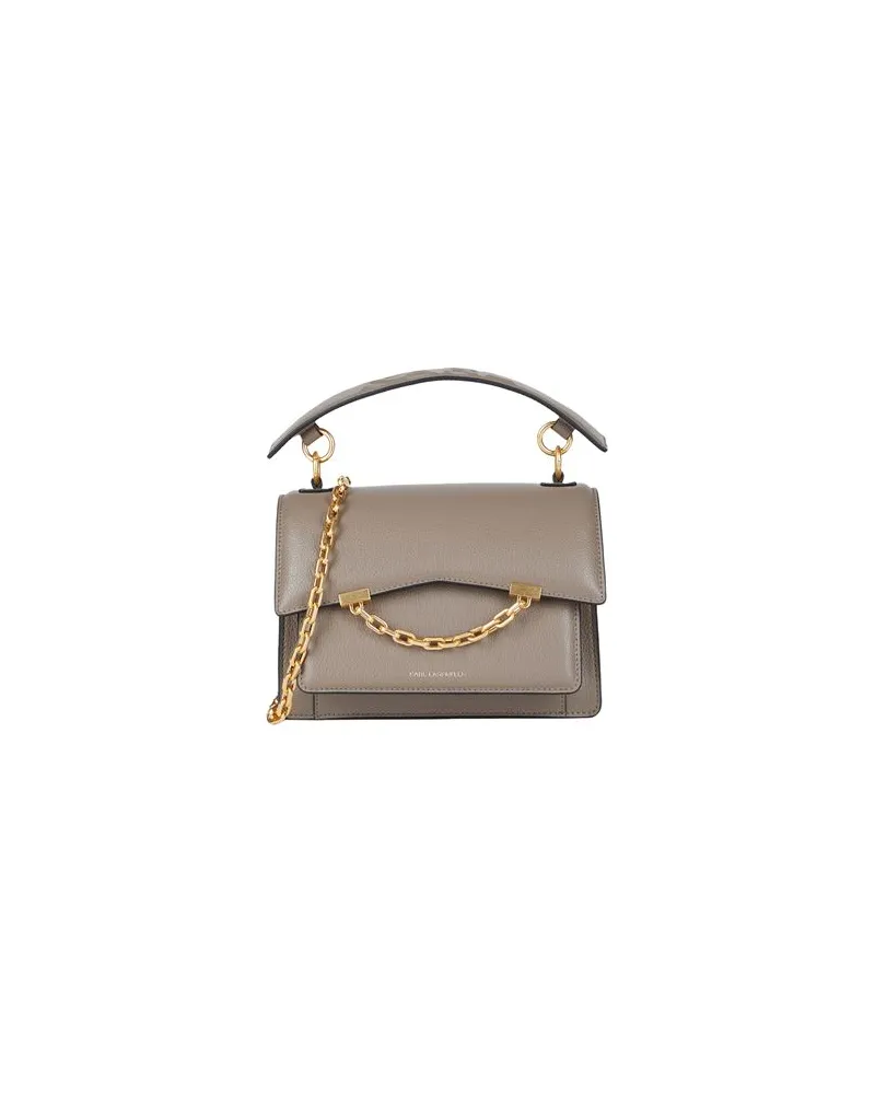 Karl Lagerfeld K/SEVEN GRAINY SB  - TASCHEN - Handtaschenauf YOOX.COM Maulwurfsgrau