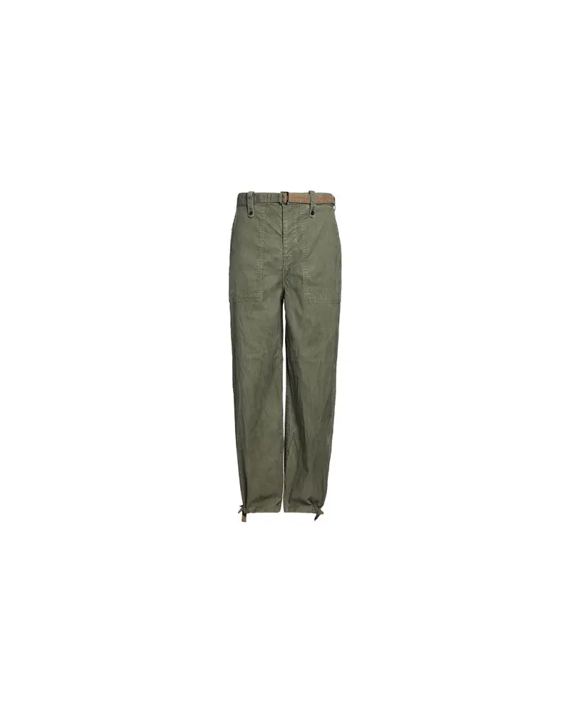 Sacai HOSEN & RÖCKE - Hosenauf YOOX.COM Militärgrün