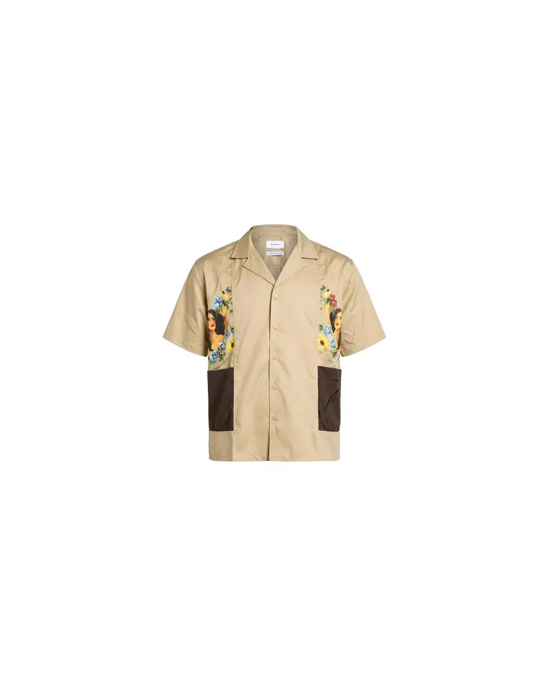 RHUDE TOPS - Hemdenauf YOOX.COM Beige