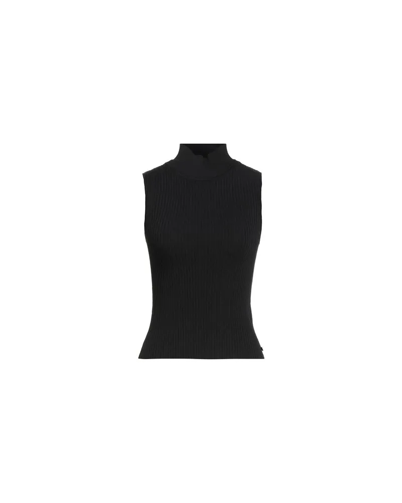 Maison Scotch STRICKWAREN - Rollkragenpulloverauf YOOX.COM Schwarz