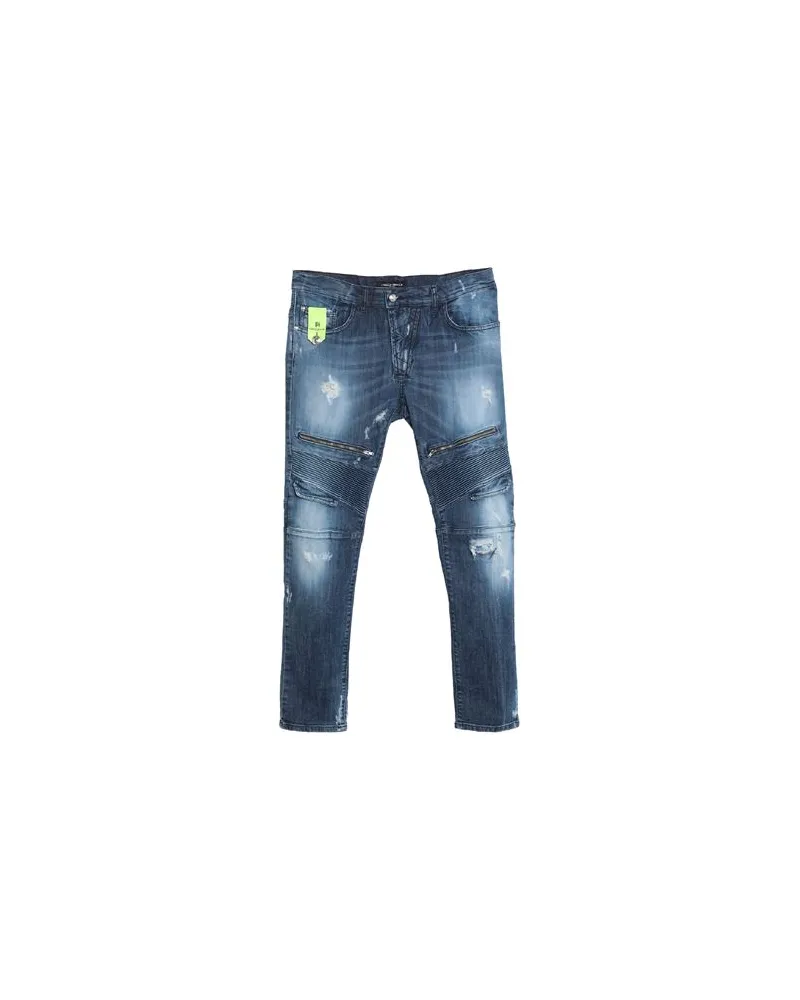Frankie Morello HOSEN & RÖCKE - Jeanshosenauf YOOX.COM Blau