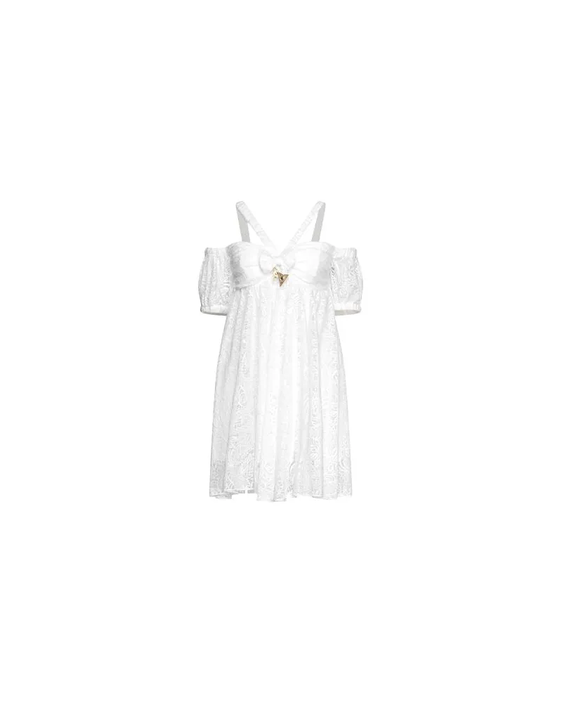 Versace Jeans KLEIDER - Mini-Kleiderauf YOOX.COM Weiß