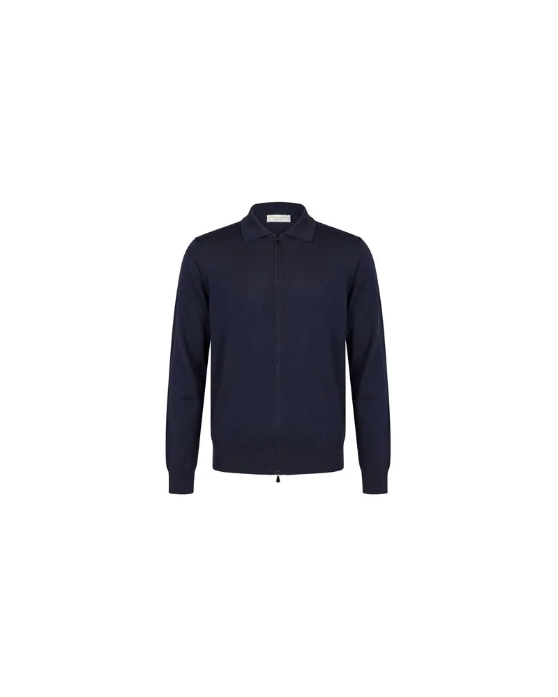 Filippo de Laurentiis STRICKWAREN - Strickjackenauf YOOX.COM Marineblau