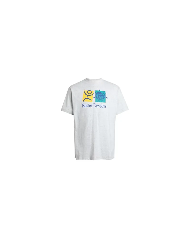 Butter Goods DISCOVERY TEE  - TOPS - T-shirtsauf YOOX.COM Hellgrau