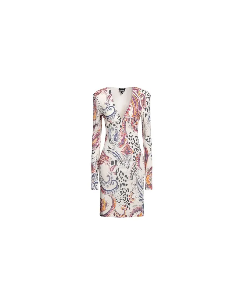 Just Cavalli KLEIDER - Mini-Kleiderauf YOOX.COM Cremeweiß