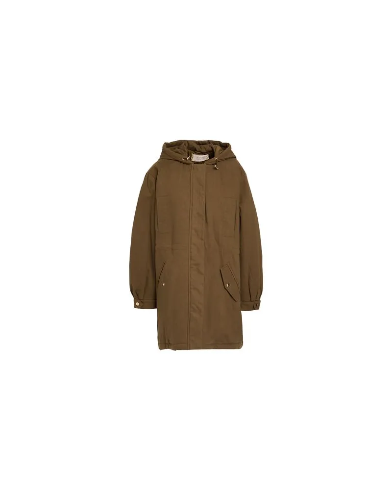 Kaos JACKEN & MÄNTEL - Mäntelauf YOOX.COM Militärgrün