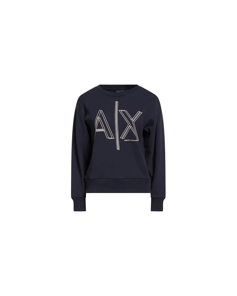 Armani Exchange TOPS - Sweatshirtsauf YOOX.COM Marineblau